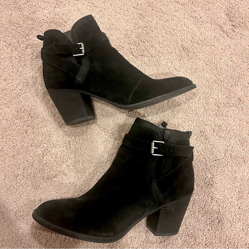 Sam Edelman suede booties size 10